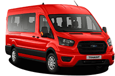 Van Hire Prestatyn - Ford Minibus with Seating for 15 - Minibus hire Prestatyn